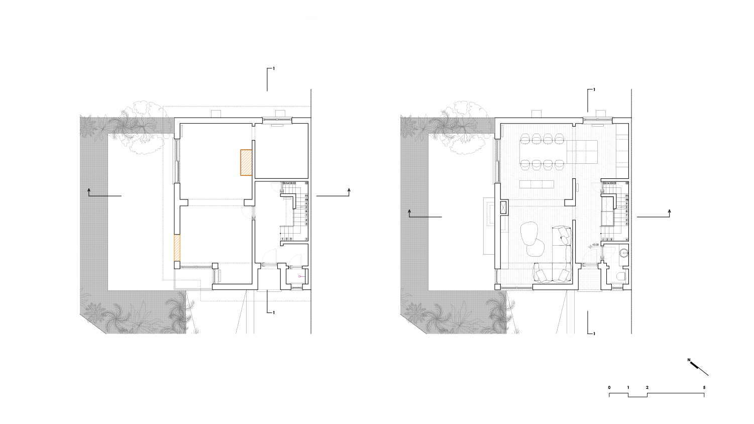 Ground floor I Before & after