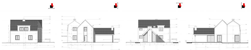 Proposed elevations