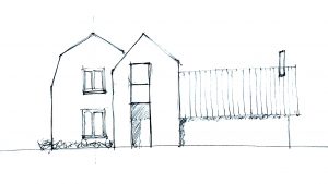 House renovation in Hoeilaart - Sketch